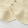 Women'S Winter Sleeveless Top Single Breasted French V-Neck Cardigan Vest