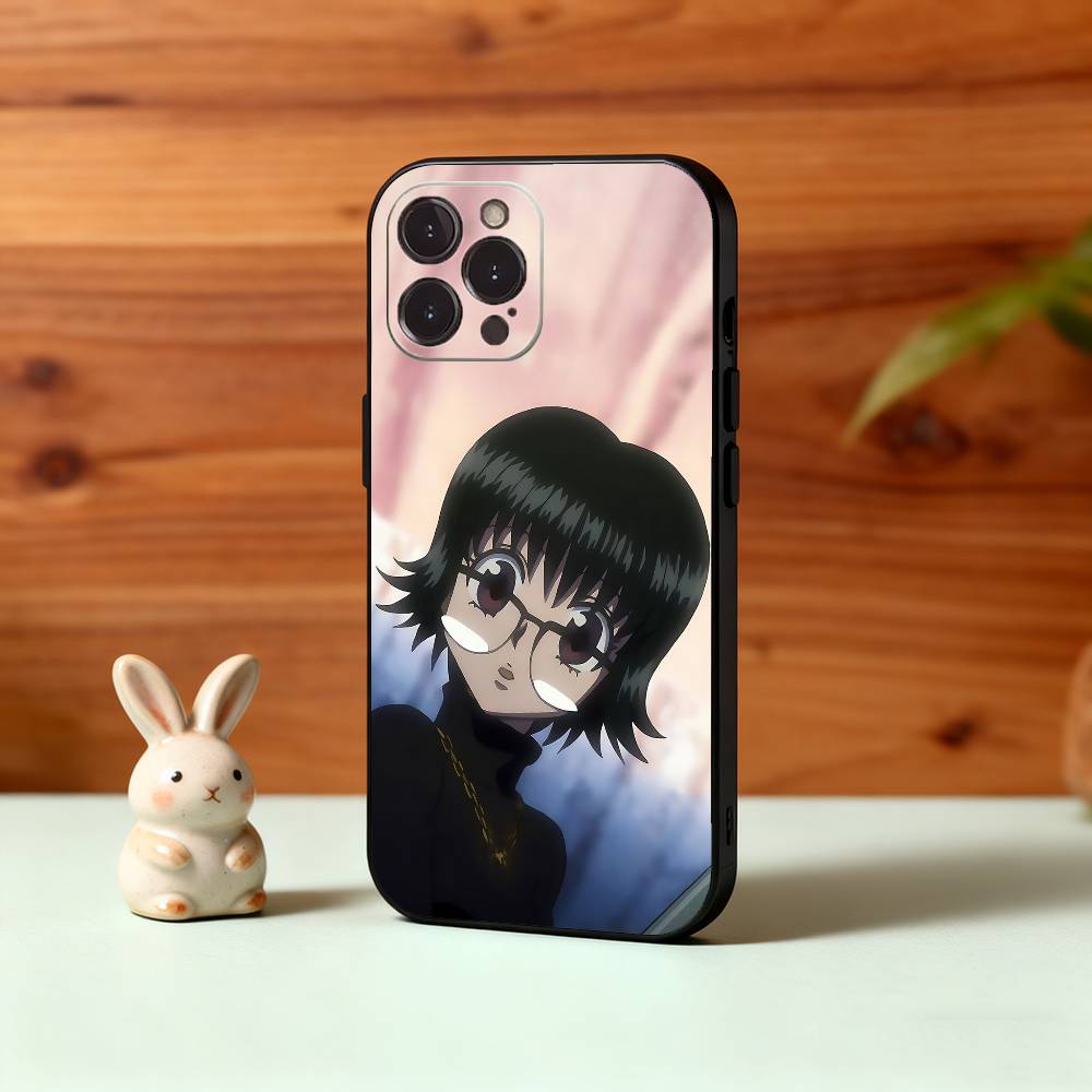 S-Shizuku H-Hunter M-Murasaki Phone Case For iPhone17,16,15,14,13,12Plus,Pro Max,XS,5G Soft Silicone Black Cover