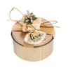 High-End Creative Wedding Candy Tin Gift Box - Elegant Finished Packaging for Favors