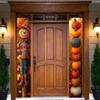 Thankgiving Vertical Door Banners 12x71 Inch Scarecrow Pumpkin Stack Front Door Decor Fall Harvest Hanging Porch Sign Outdoor Seasonal Backdrop Photo