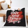 2D Digital Printing Valentine'S Day Thickened Lamb Wool Crystal Fleece Blanket Blanket