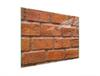 GLAS-SCHNEIDEBRETT 40x30 ZIEGEL