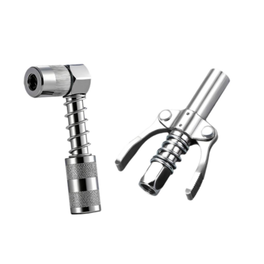 90 degree coupling for fixing, changing and lubrication tools. Robust and sturdy