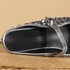 Fashionable Glitter Single Shoes, Comfortable To Wear Outside, Half-tie Mule Single Shoes, Princess Shoes
