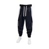 Men's Cargo Pants Sweatpants Drawstring Waist Joggers Pants with Pockets Letter Print Color Blocking