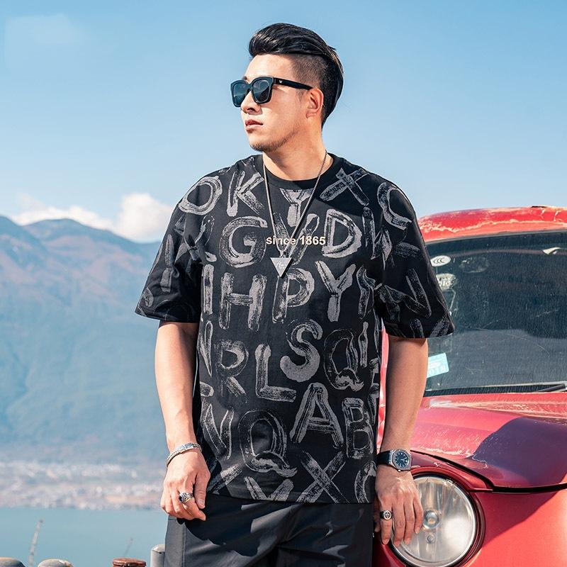 

Тяжелый мягкий спортивный повседневный топ с пеплумом, эластичный, облегающий, не мнущийся, свободного кроя, мужской, модный, с коротким рукавом, удобная футболка M чёрный