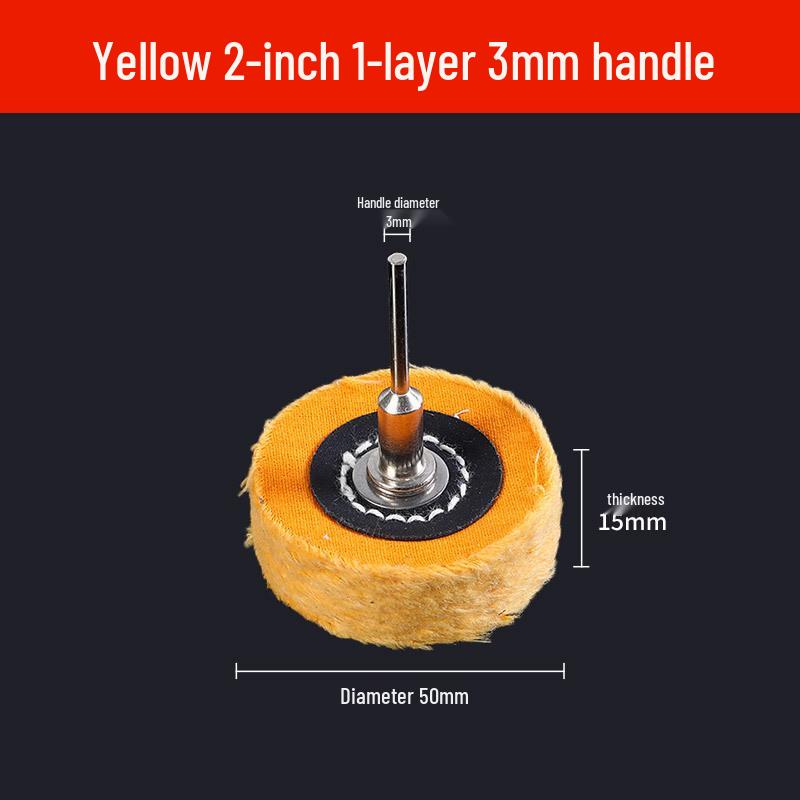 Thickened Polished Cloth Polishing Head for Metal and Acrylic, Tool Artifact