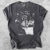 Rottweiler With Sunglasses Drinking Iced Coffee T-Shirt, Vintage 90s Cafe Graphic Tee, Funny Dog Lover Portrait Shirt