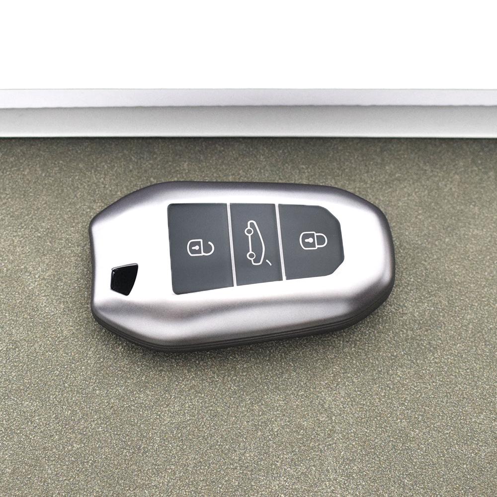 

Аксессуары TPU Чехол-брелок для ключа без ключа для Citroen C4 C6 C3-XR Чехол для ключа автомобиля для Peugeot 308 408 508 2008 3008 4008 5008 серый