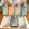 Colorful Rose Pattern Magnetic Phone Case For iPhone 17 Pro 16 15 14 13 Pro Max For Magsafe Wireless Charge Lens Protect Cover