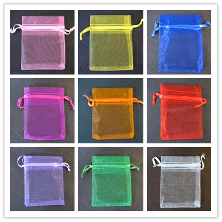 Gold Stamping Mesh Candy & Sachet Wedding Bag