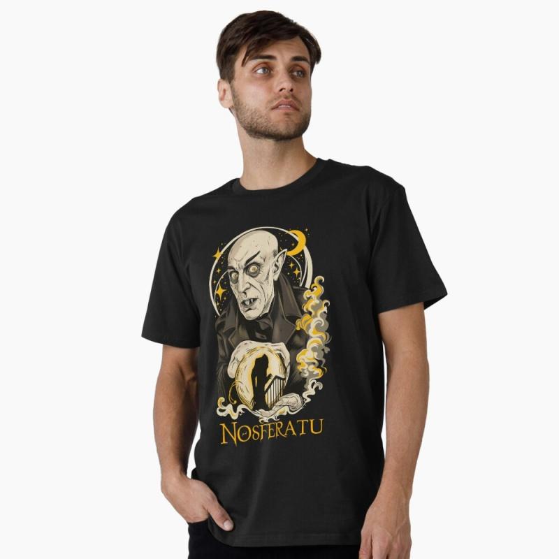 Nosferatu Gothic Vintage Horror Halloween Geschenk T-Shirt Scream Film Grafik Kleidung 100% Baumwolle bedruckt Alle Größen Oberteile S6XL