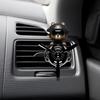 Bear Air Freshener Car Plane Rotating Aromatherapy Diffuser Bear Pilot Automobile Cool Car Fragrance Fun Diffuser Perfume
