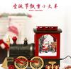 Durable2026 New Christmas Decorations Small Retro Dynamic Snow Music Lights Locomotive Ornament Set Props