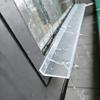 Window Transparent Water Blocking Bars Sliding Window Waterproof Bar Rainproof Water Backflow Sealing Strip Diversion Plate
