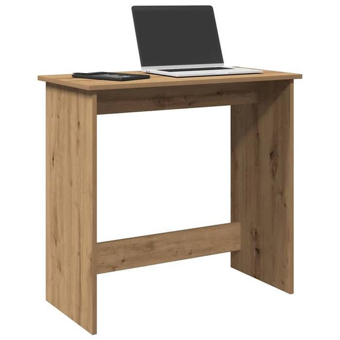 VidaXL Desk Artisan Oak 80x40x75 Cm Engineered Wood, Desk, Study Desk,, Computer Desk, Furniture 860462