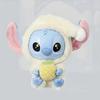 15CM Stitch Plush Toys Disney Kawaii 2025 New Vinyl Figure Doll Food Series Cute Exquisite Pendant Xmas Birthday Children's Gift