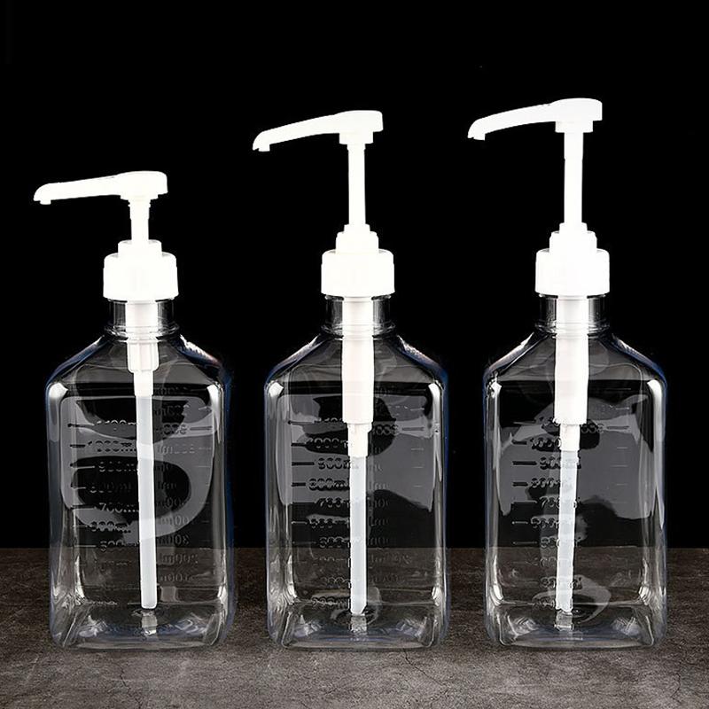 Μπουκάλι κέτσαπ 1100 ml με σιρόπι καφέ πολλαπλών λειτουργιών μπουκάλι σάλτσας μελιού με αντλία