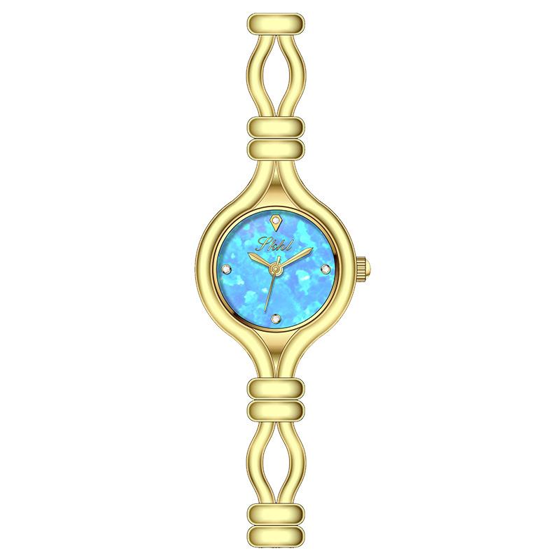 Elegant Women'S Wristwatch, New Light Luxury Small Gold Watch, High-End Bracelet Watch, Exquisite And Versatile Timepiece