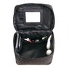 Makeup Bag Handle Dustproof Mirror Cosmetic Bags Square Soft Foldable Lightweight Toiletry Case Traveling Foundation