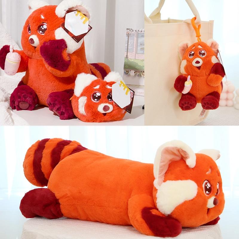 Disney Red Panda Plush Toy With Transforming Feature