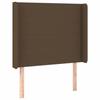 VidaXL LED Headboard Bedroom Furniture Single Bed Accessory Headboard Interior Dark Brown 3123753