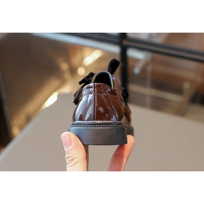 Sweet & Stylish Mary Jane Flats | Double Bowknot Patent Leather Shoes for Girls, Toddler Loafers & Casual Footwear