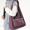 Fashion Casual Canvas Tote Bag Women's Trend Brand Large Capacity Underarm Bag Commuter Shoulder Bag Men's