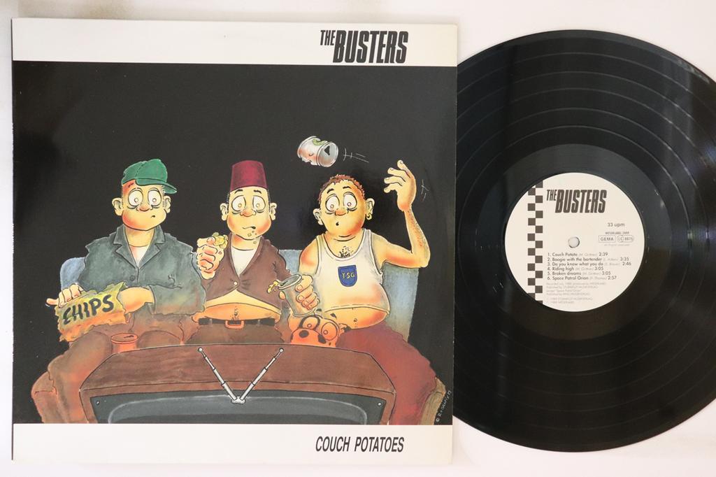 LP Record BUSTERS  Couch Potatoes WESERLABEL2449 MOON 1990 Germany Rock Used