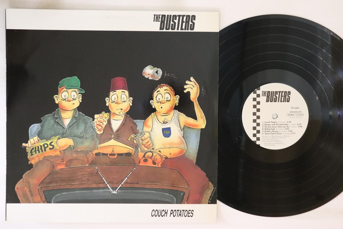 

LP Record BUSTERS Couch Potatoes WESERLABEL2449 MOON 1990 Germany Rock Used