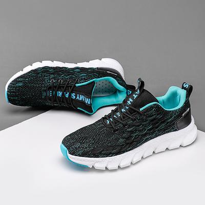 22 Autumn New Sports Shoes Flying Woven Light Fish Scale Pattern Running Shoes Breathable