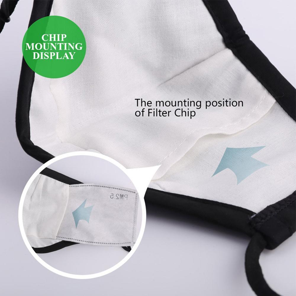 Tcare 10 Stück/Los 5 Schichten PM2.5 Filter Maskenpapier Aktivkohle Erwachsene Kinder Masken Anti Staub Smog Mundmaske Gesichtsmasken Filter