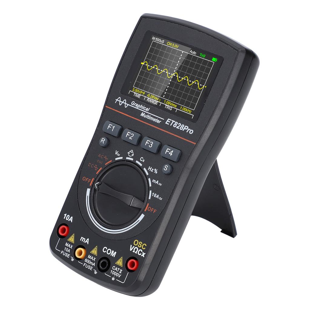 Digital Oscilloscope Multimeter 2 In 1 50Msp 10MHz Analog Bandwidth 2.4 Inch Screen Handheld Oscilloscope Multimeter