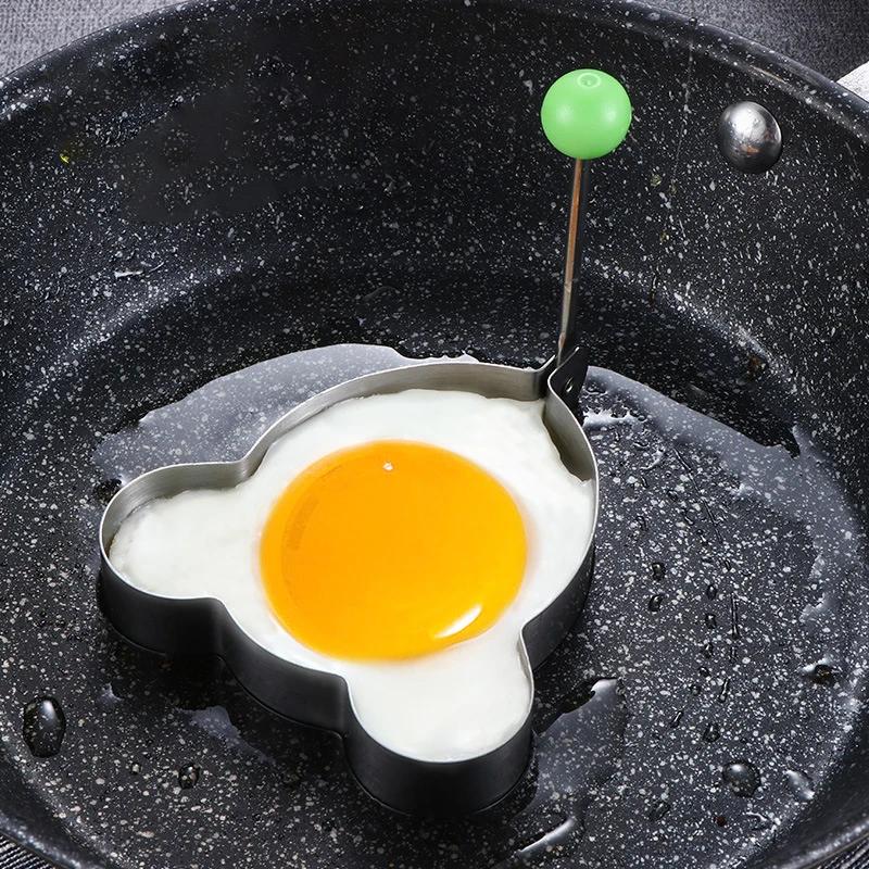 

Eakfast Fried Egg Pancake Shaper Omelette Mold Baking Model Kitchen Gadgets Stainless Steel Egg Frying Machine Heart Shaped