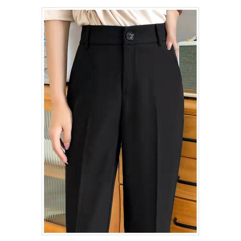 

Большой размер 150,00 кг Брюки женские летние капри Полная сестра 100,00 кг Высокая посадка Свободный драпированный эластичный пояс Сигаретные Black M(40.00 kg-50.00 kg)