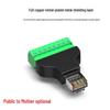 RJ45 to 8-Pin Terminal Network Cable Adapter