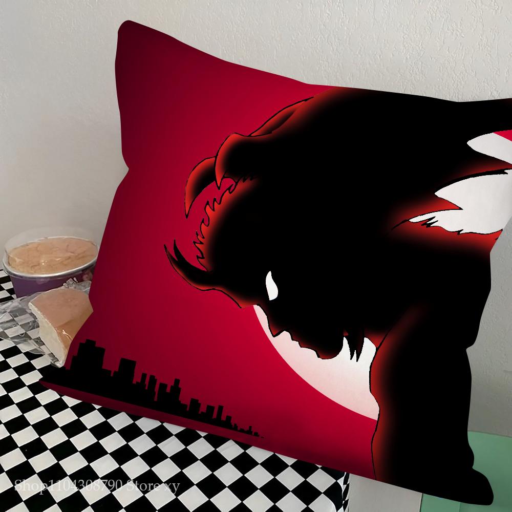 Anime Devilman Crybaby Kissenbezug Quadratisches Kissen Schlafzimmer Sofa Freizeit Komfort Kissen Auto Wohnzimmer Heimdekoration