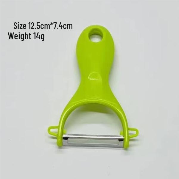 Stainless Steel & Plastic Multifunctional Fruit and Vegetable Peeler with Grater