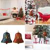 Christmas Tree Decoration Metal Bells Hanging Decorations 250th Anniversary Bells Ornament for Mantels Window Display