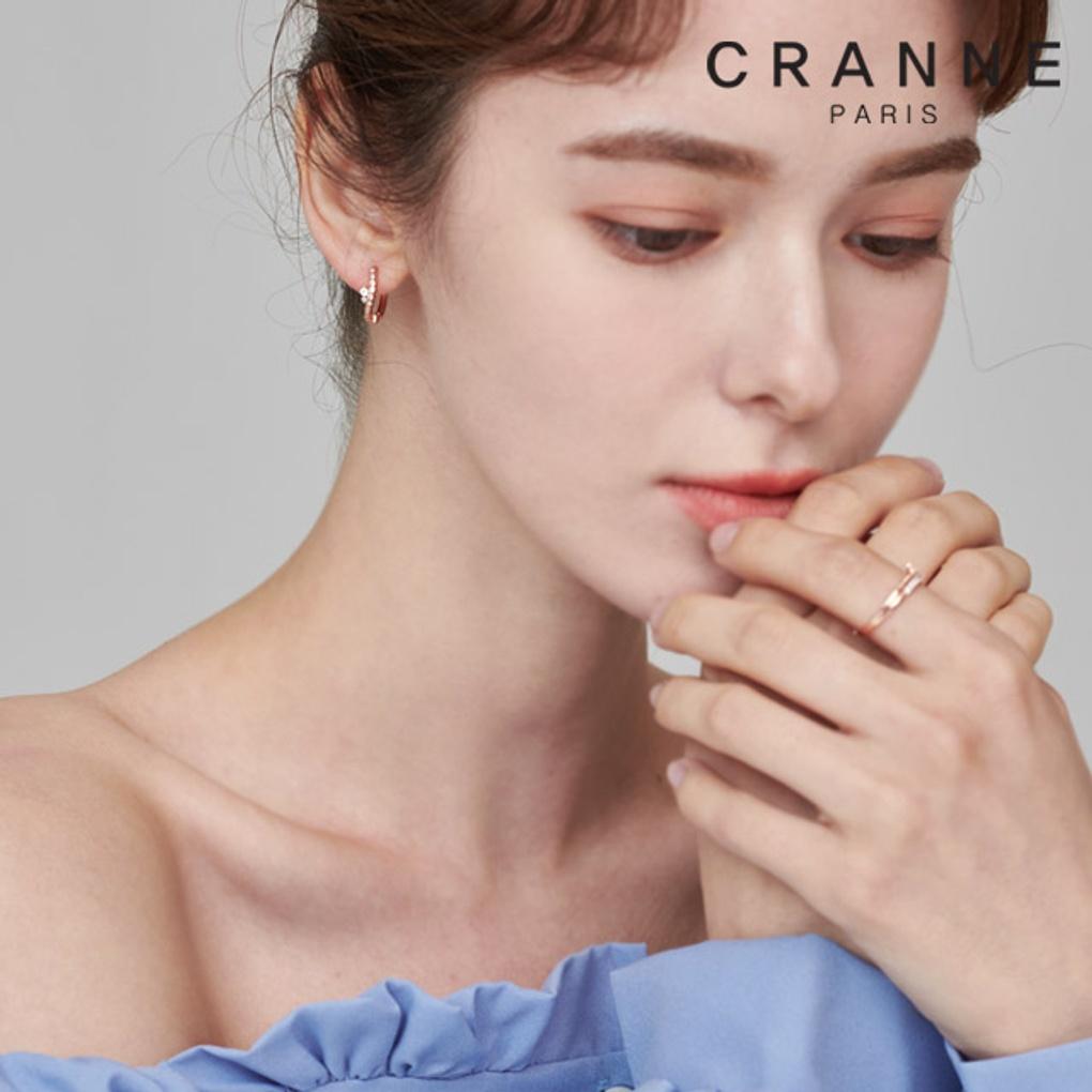 Cubic Wave Line Earrings C24EB316