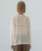 Mosyupamosyu Mohair See-Through Knit [Ivory]
