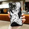Anime Gojo Satoru JUJUSU Soft Phone Case For iPhone 15 16 17 Air 14 Pro Max 16E Plus 13 12 Mini Plating Anti-Fall Fundas