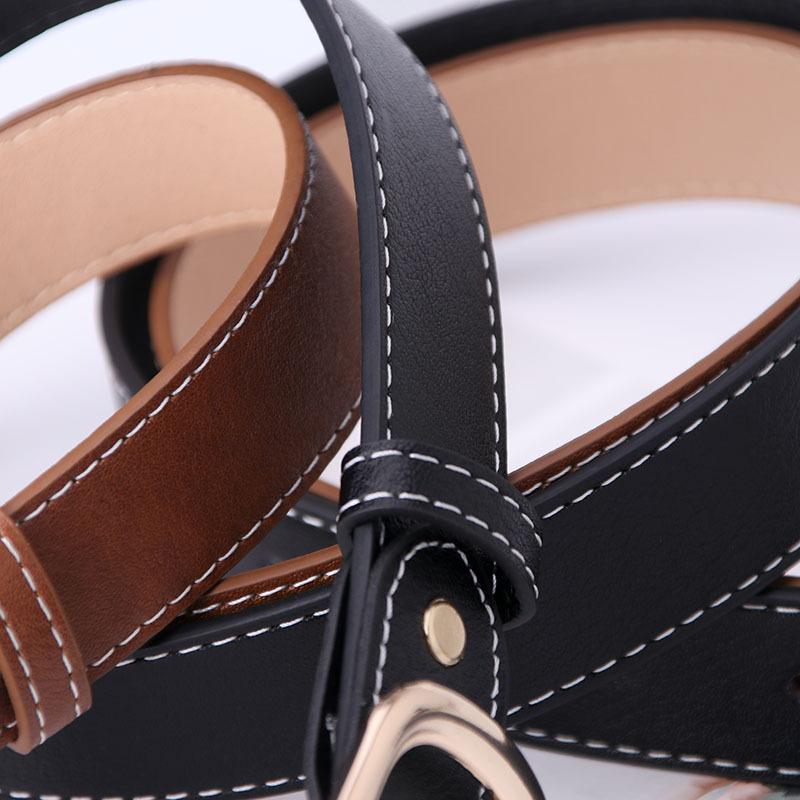 European and American fashion women's jeans belt casual simple women's belt Korean version dress decorative belt