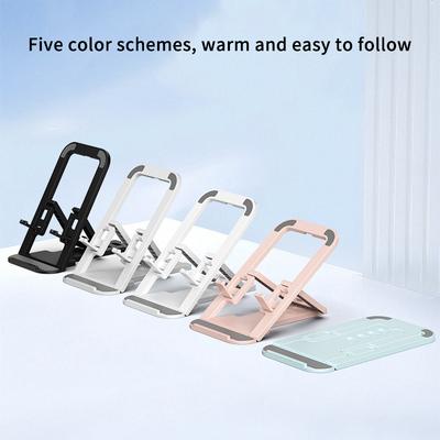 Evrensel Katlanabilir Cep Telefonu Tutucu Taşınabilir Masaüstü Ayarlanabilir Telefon Standı Iphone 16 15 Samsung Xiaomi Masa Tembel Braketi