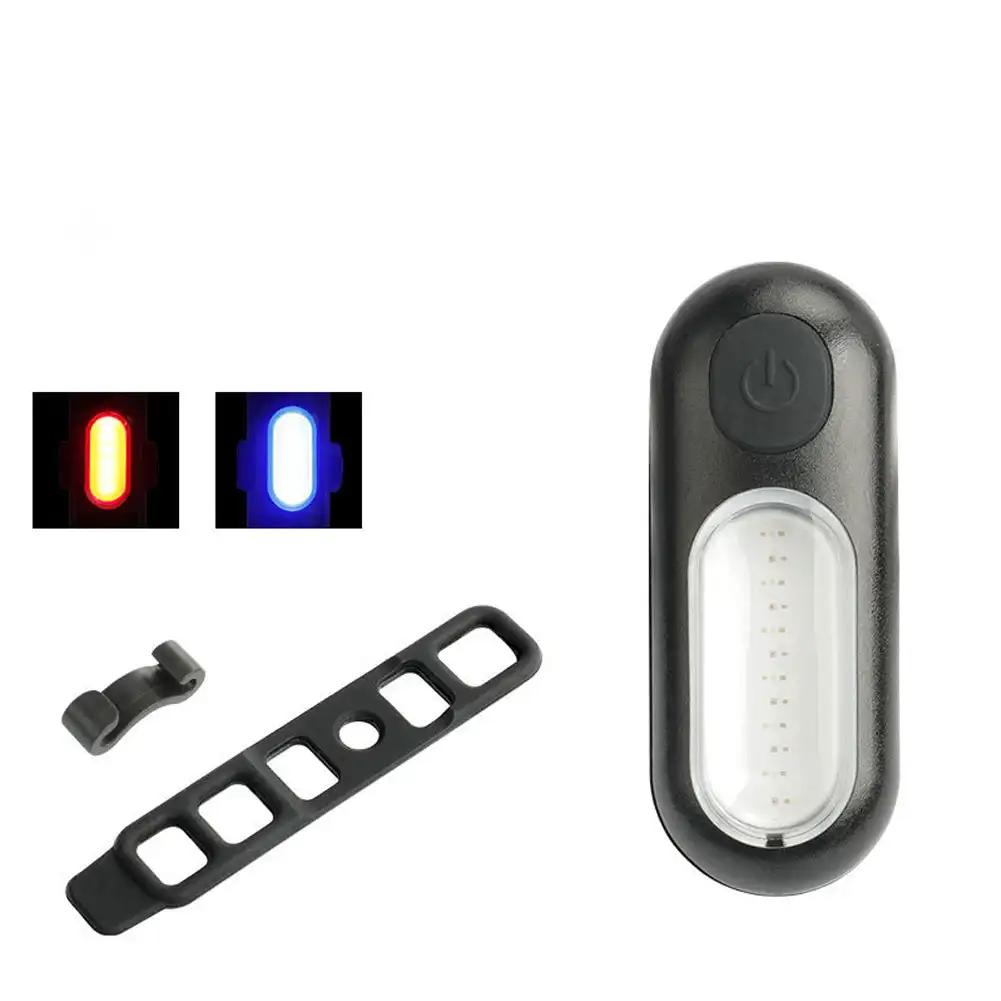 

Bicycle Rear Light USB Rechargeable LED Safety Warning Lamp Waterproof Bike Light Tail Flashing Night Riding Cycling Taillight