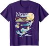 Maglietta Casual Moda Disney Peter Pan Scatto di Gruppo Non Crescere Ritratto Notturno S-4XL Estate