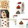 500pcs Funny Poop Emoticons Sticker Self-adhesive Reward Sticker Stationery Sticker  Home Decor