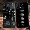 For Tecno Spark 6 Go Case KE5j KE5k Cute Astronaut Cat Night View Cover Liquid Silicone Phone Cases For Spark 6GO Bumper Fundas