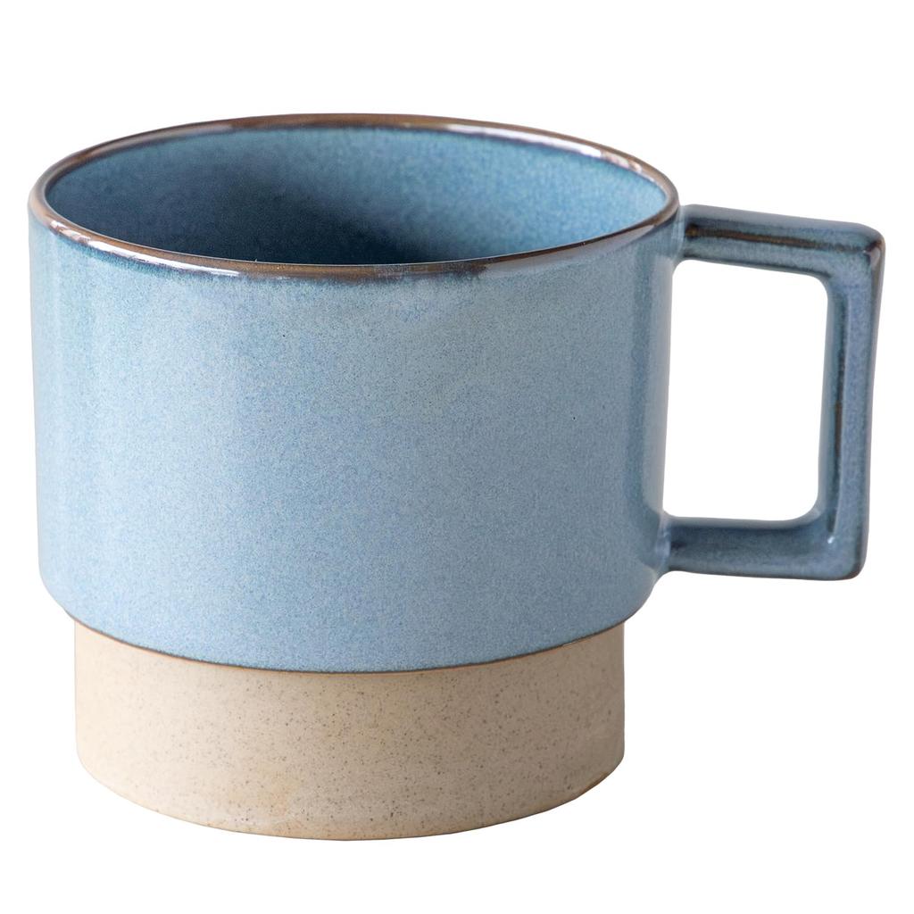 TAMAKI Stack TSUNAGU Mug, Blue, 9x12x8.5cm, Ceramic, 400ml, T-963005