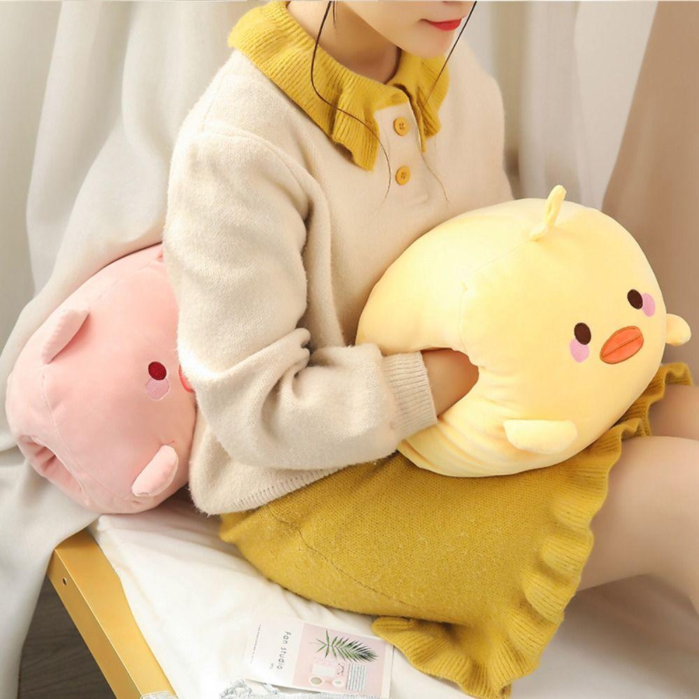 Keep Warm Office Nap Pillow Super Soft Pillow Stuffed Toy Hand Warmer Plush Pillow Winter